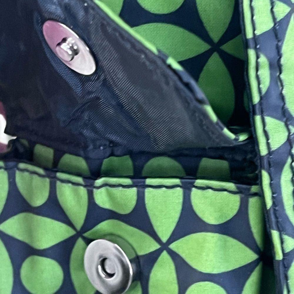 Green Geometric Pattern Shoulder Bag - image 6